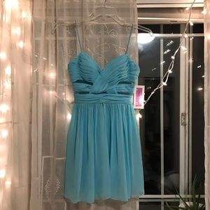 Sky Blue Homecoming Dress